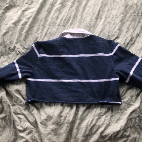 Old Navy Cropped Long Sleeve Polo - Picture 2 of 3